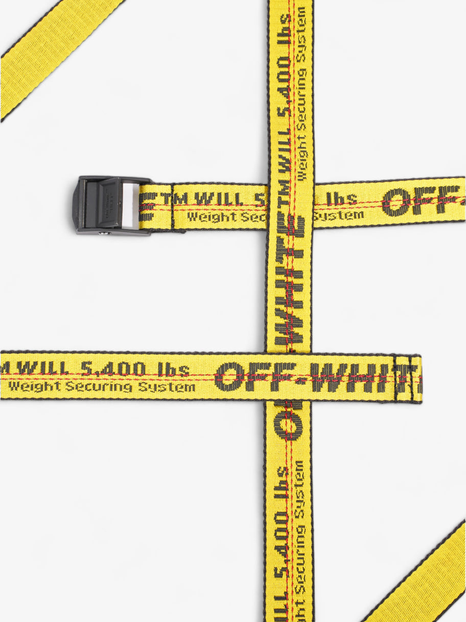 Off White Industrial Belt Yellow Fabric One Size (200cm) Image 5