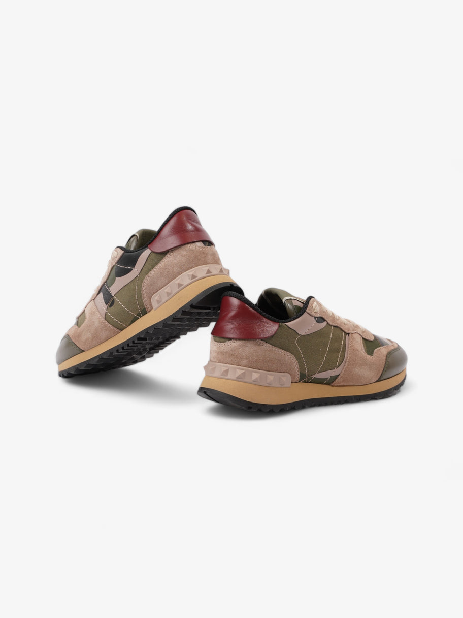 Valentino Rockrunner Khaki / Pink Suede EU 34.5 UK 1.5 Image 10