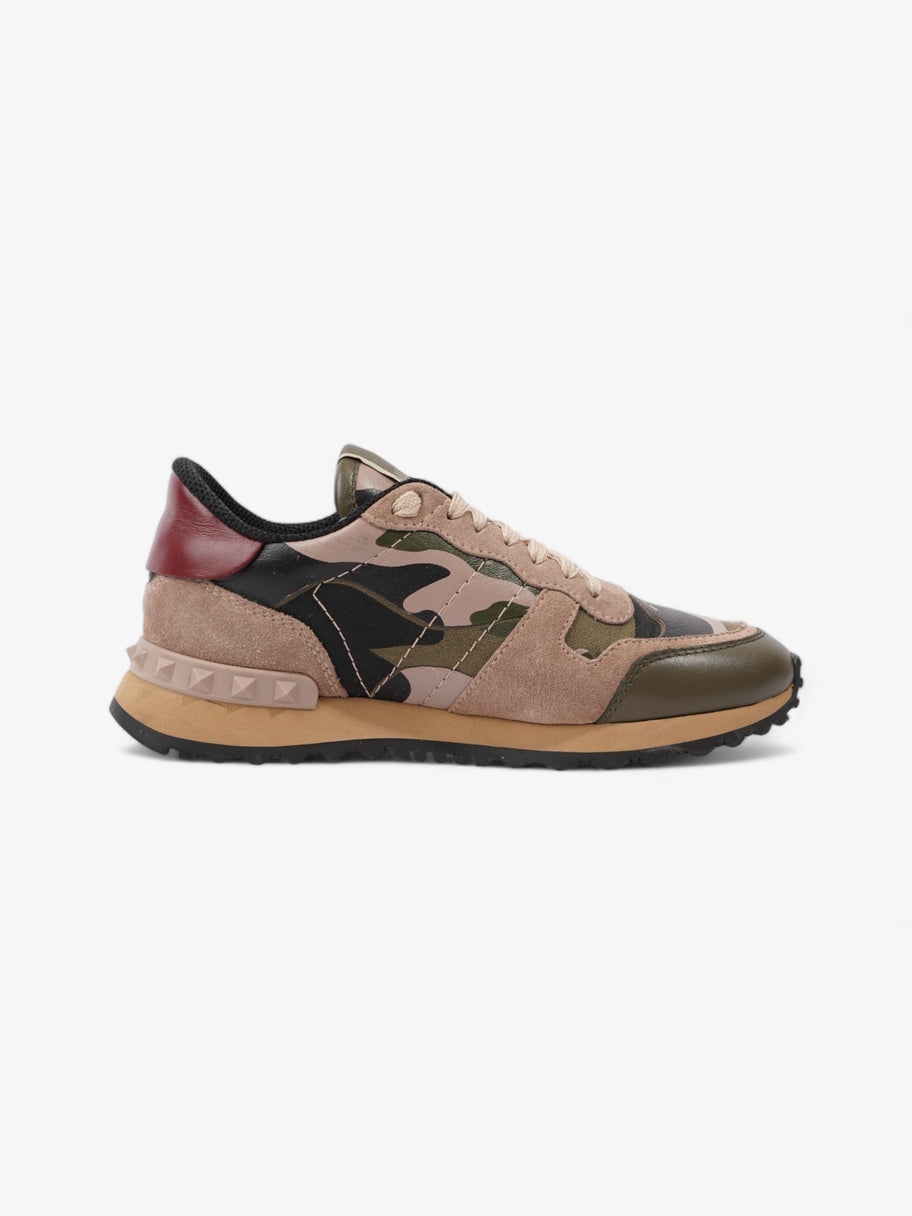 Valentino Rockrunner Khaki / Pink Suede EU 34.5 UK 1.5 Image 4