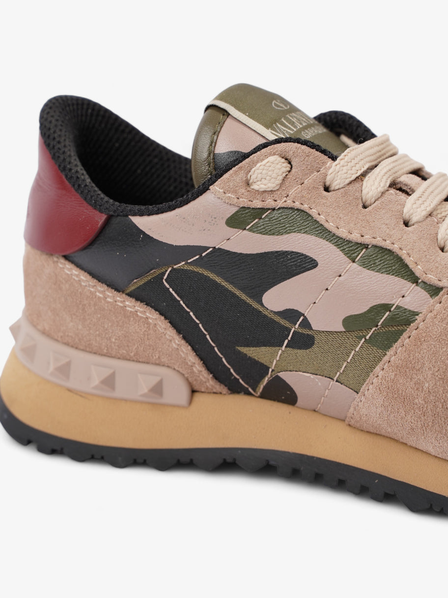 Valentino Rockrunner Khaki / Pink Suede EU 34.5 UK 1.5 Image 9