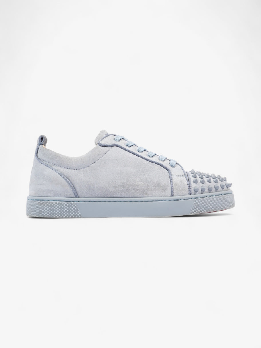 Christian Louboutin Louis Junior Spikes Orlato Light Blue Suede EU 42 UK 8 Image 1