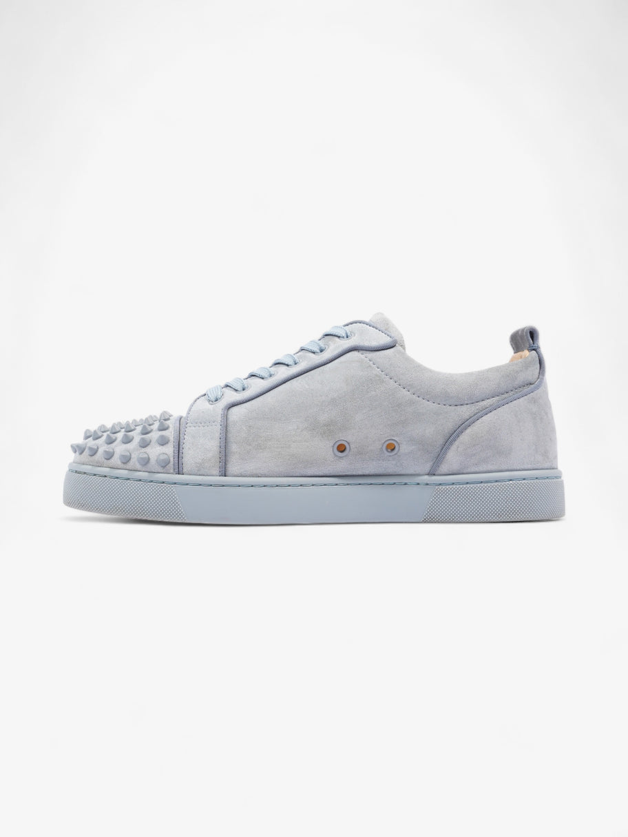 Christian Louboutin Louis Junior Spikes Orlato Light Blue Suede EU 42 UK 8 Image 3