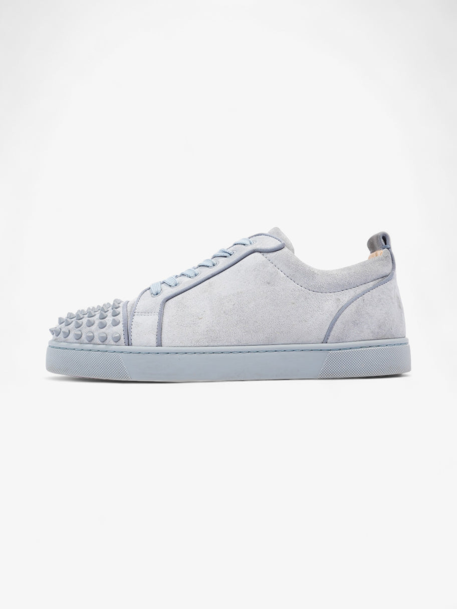 Christian Louboutin Louis Junior Spikes Orlato Light Blue Suede EU 42 UK 8 Image 5