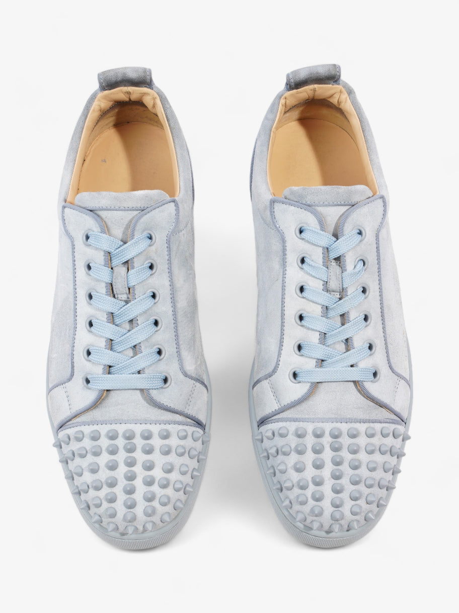 Christian Louboutin Louis Junior Spikes Orlato Light Blue Suede EU 42 UK 8 Image 8