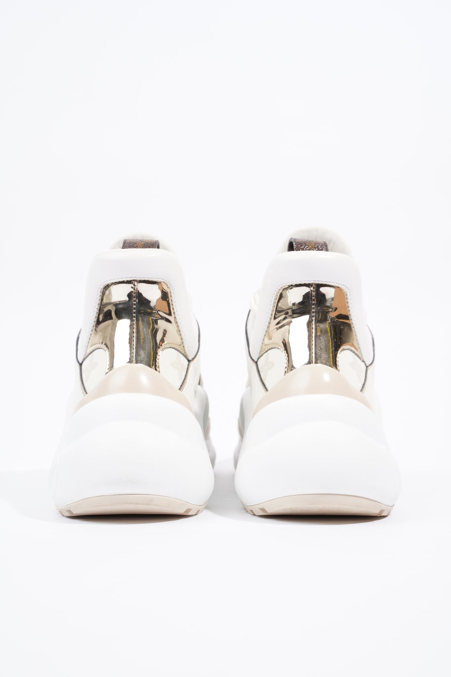 Louis Vuitton Archlight Sneakers White / Gold / Beige Leather EU 37 UK 4 Image 7