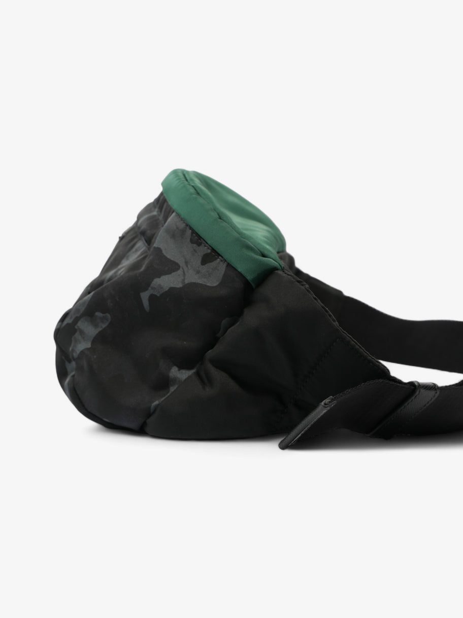 Prada Bum Bag Black / Grey Camo / Green Re Nylon Image 3