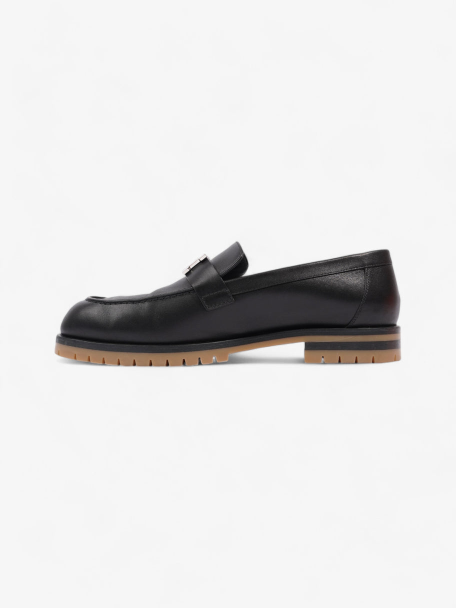 Hermes Faubourg Loafers Black Leather EU 41 UK 7 Image 3