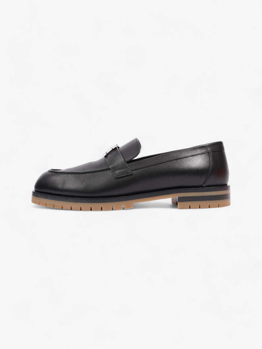 Hermes Faubourg Loafers Black Leather EU 41 UK 7 Image 5