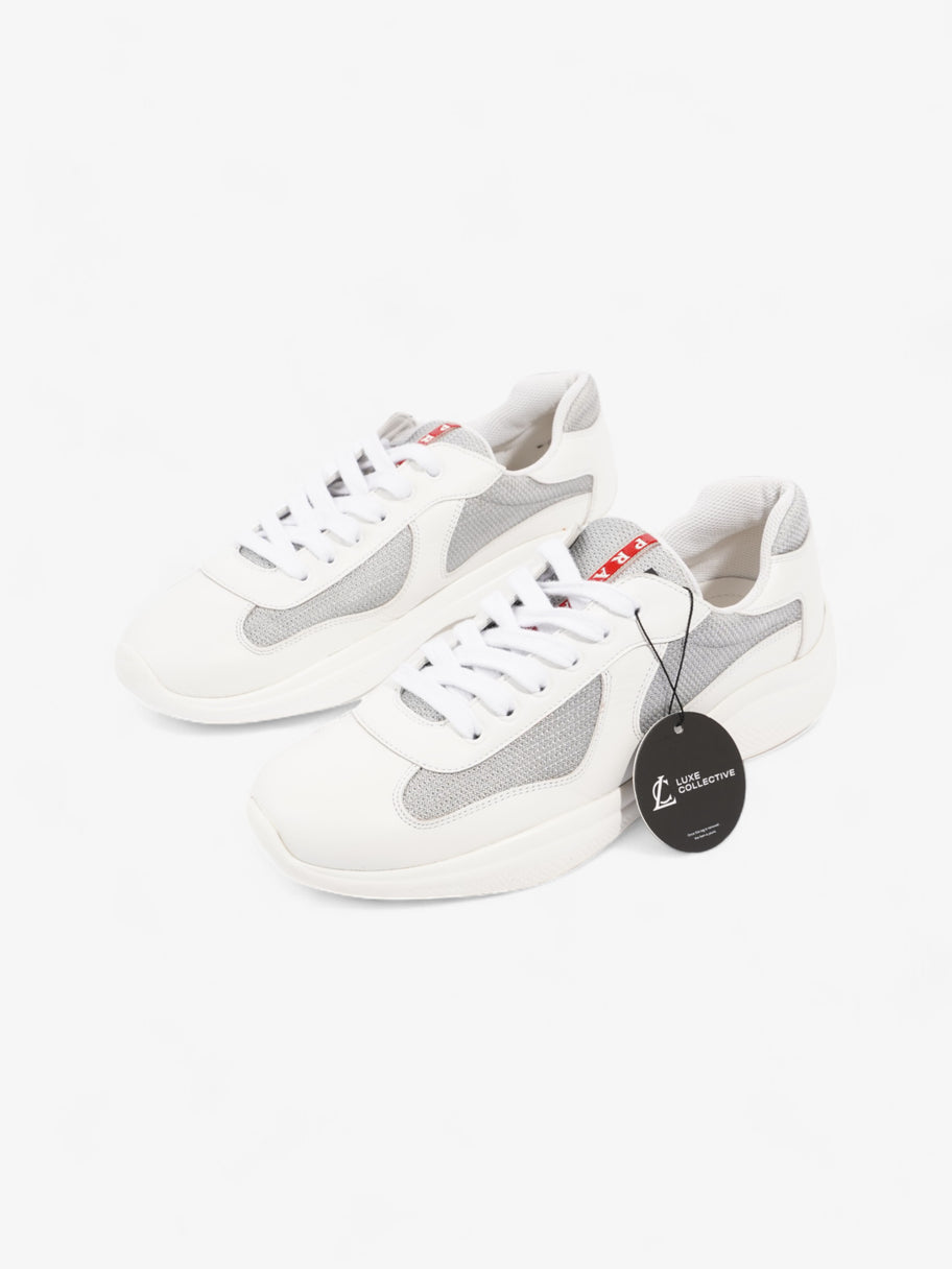 Prada America's Cup Sneakers White / Grey Leather EU 43 UK 9 Image 10