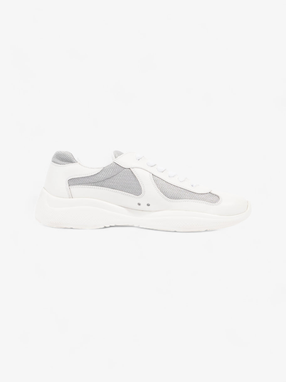 Prada America's Cup Sneakers White / Grey Leather EU 43 UK 9 Image 4