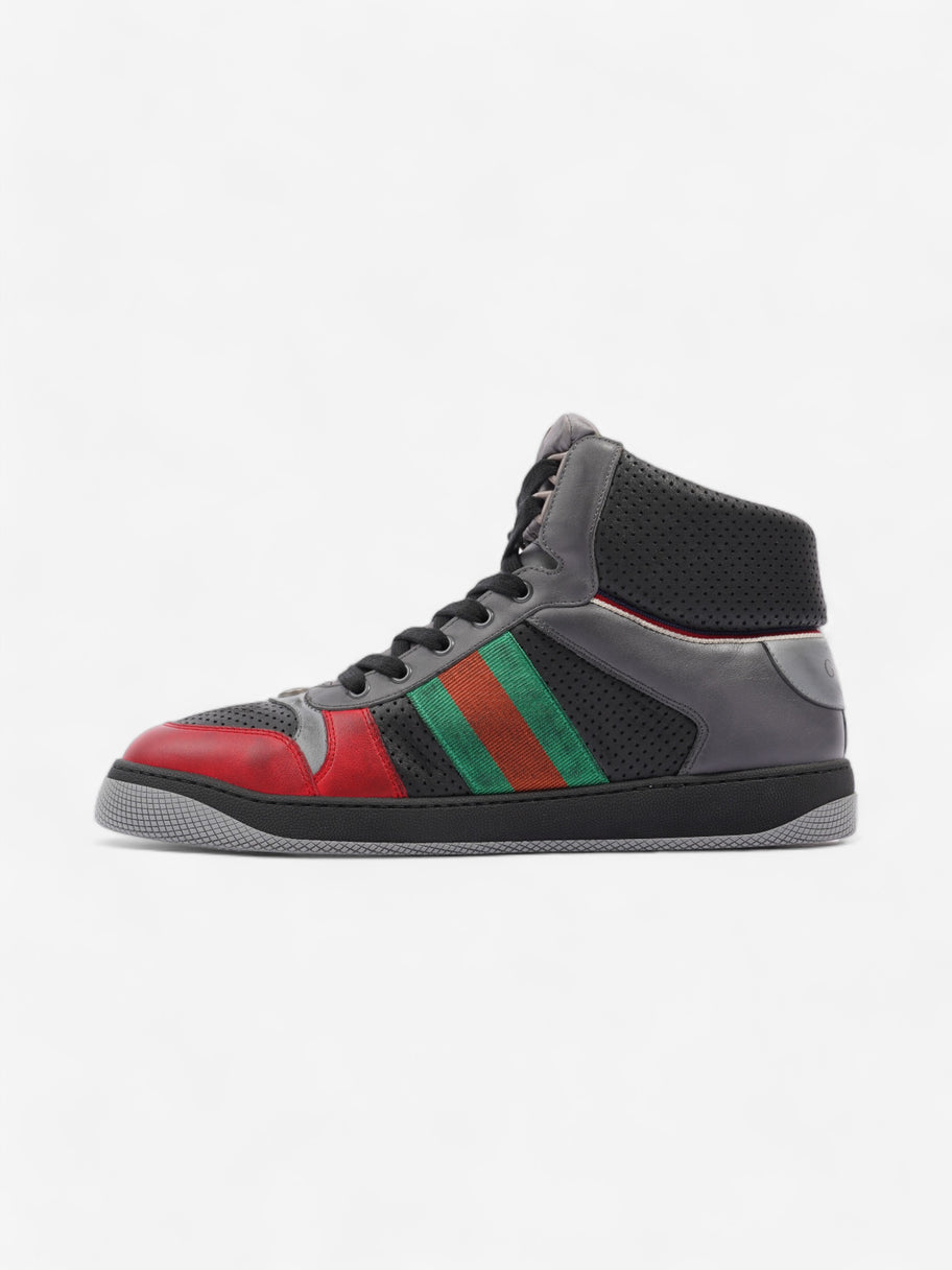 Gucci Screener Sneaker Grey / Red / Green Leather EU 46 UK 12 Image 3