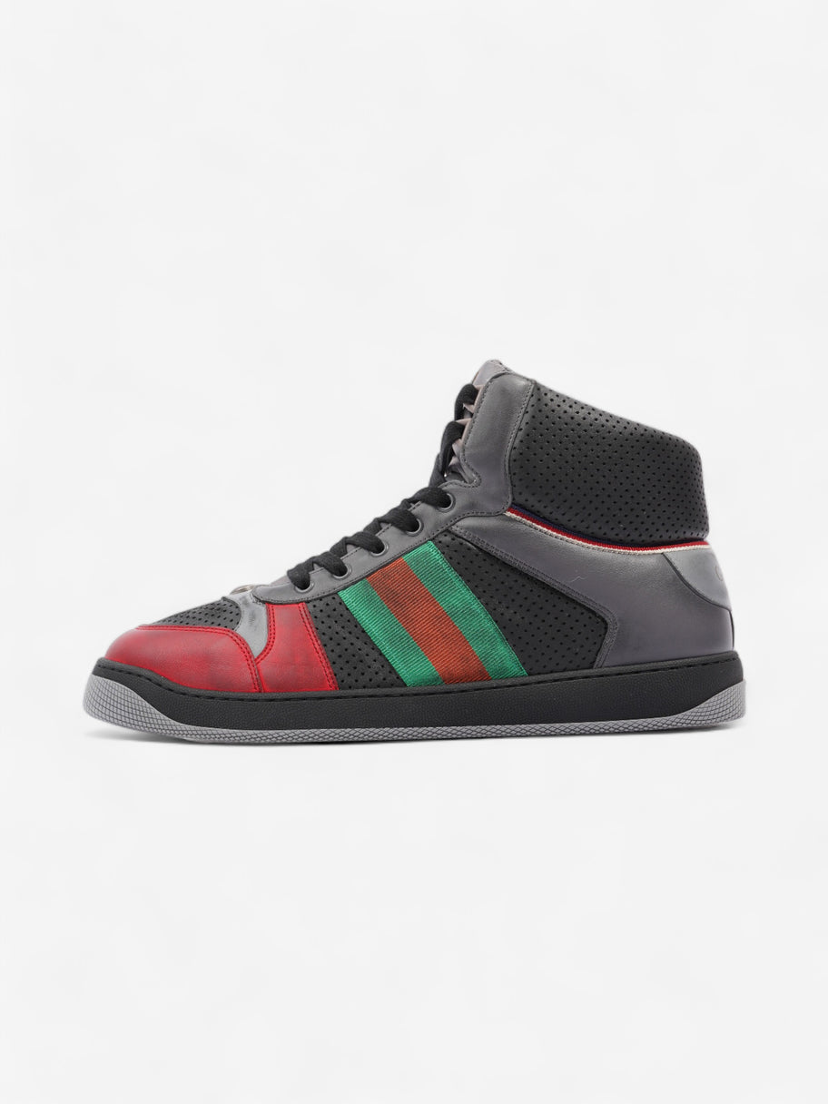 Gucci Screener Sneaker Grey / Red / Green Leather EU 46 UK 12 Image 5