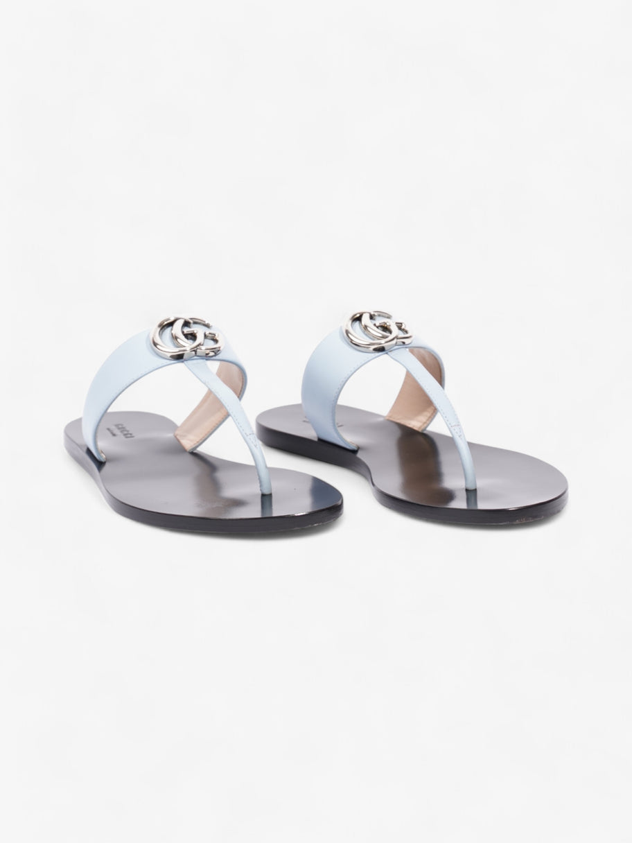 Gucci GG Marmont Sandals Light blue Leather EU 36 UK 3 Image 2