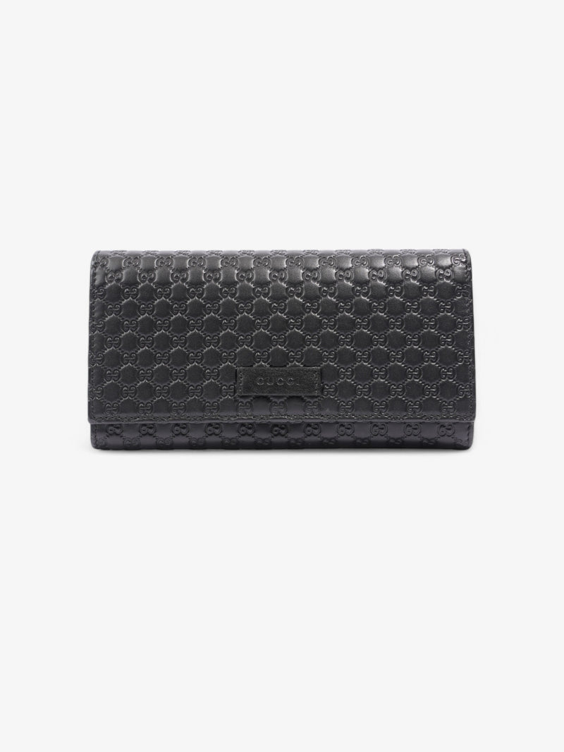  Gucci GG Embossed Wallet Black Embossed Leather