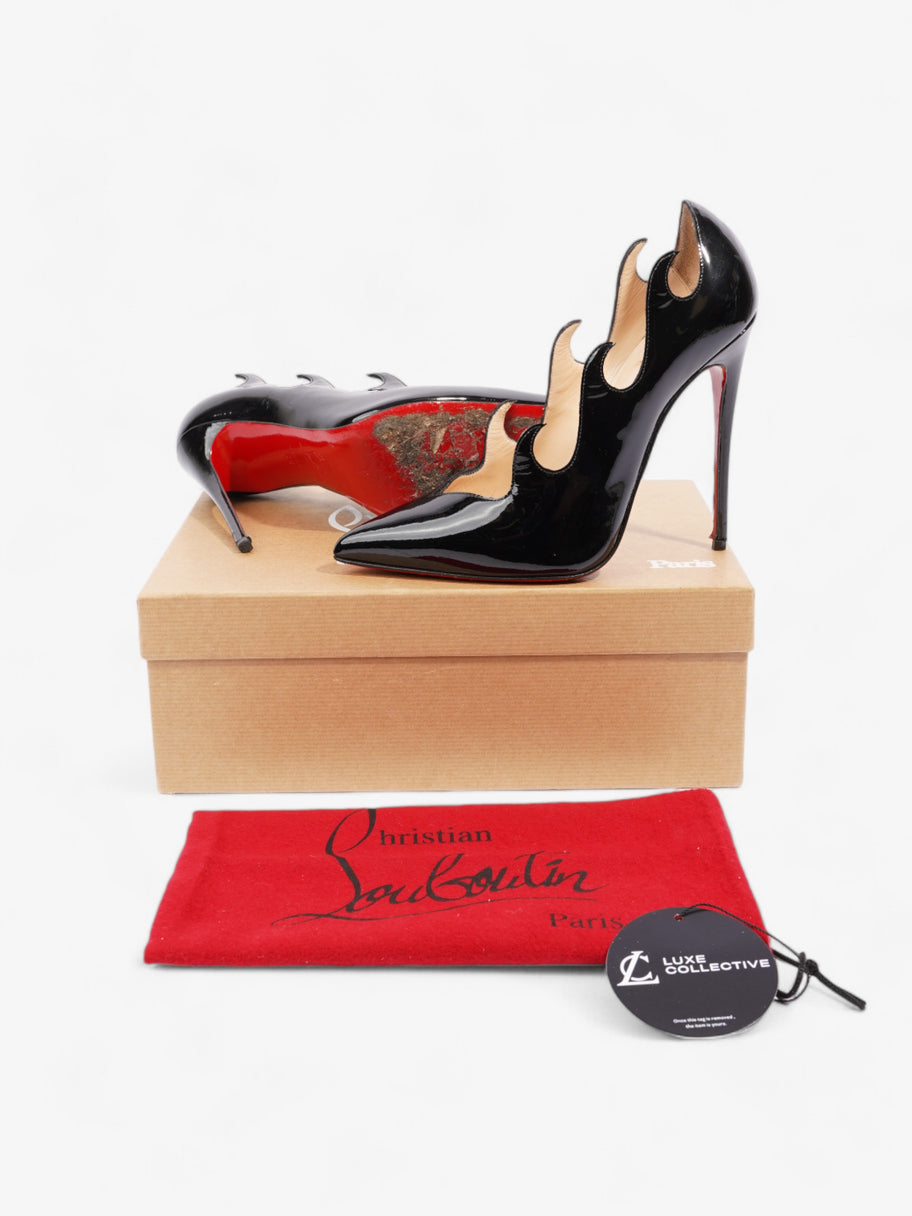 Christian Louboutin Olavague  120 Black Patent Leather EU 38 UK 5 Image 10