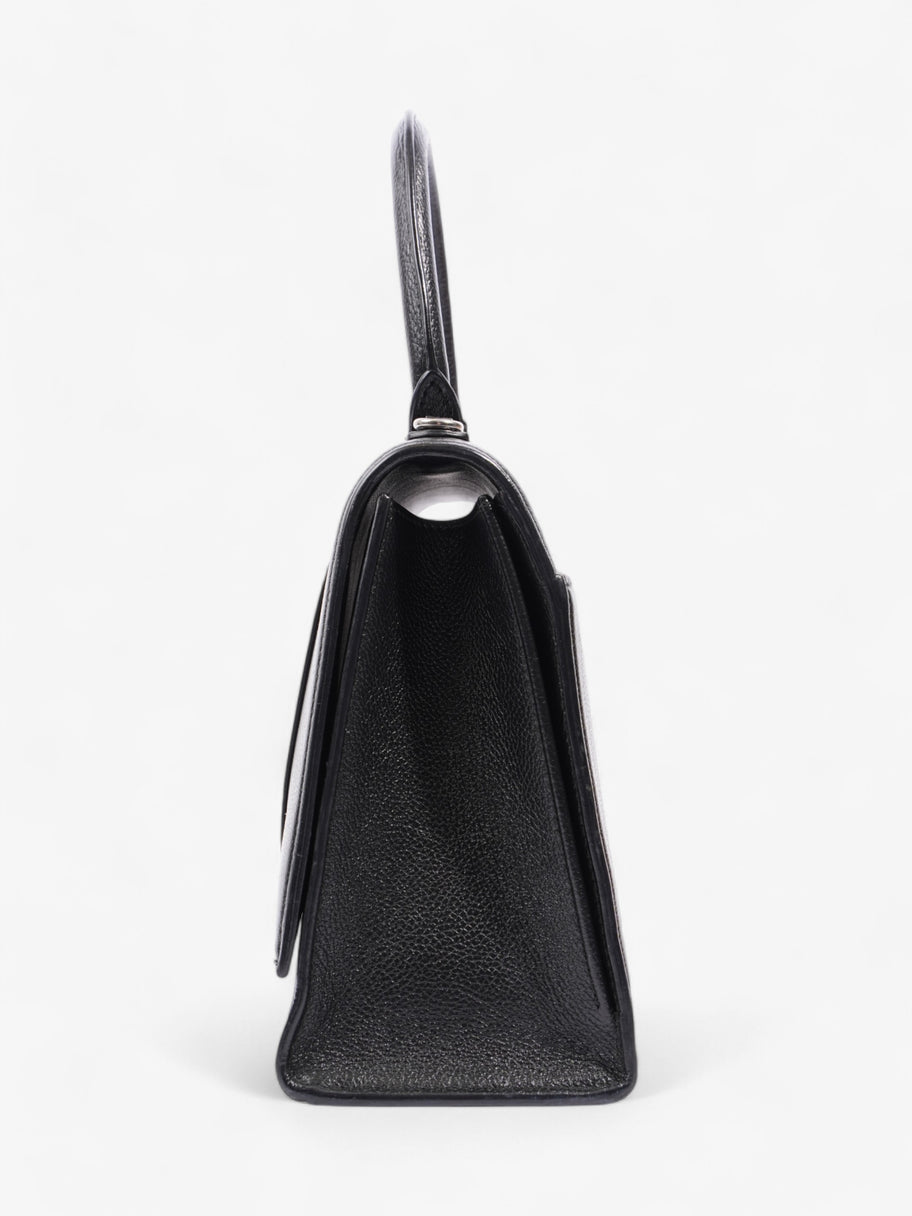 Balenciaga Hourglass Black Grained Leather Small Image 3