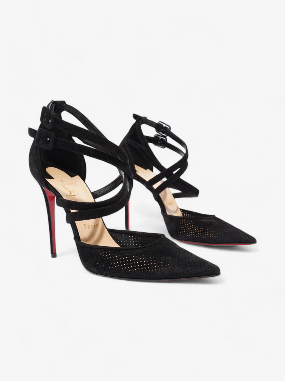 Christian Louboutin Victorilla 100mm Black Suede EU 38 UK 5 Image 2