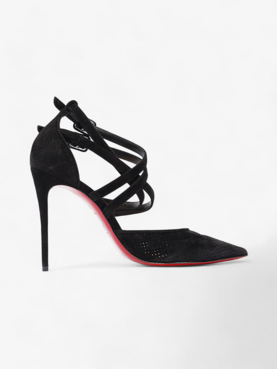 Christian Louboutin Victorilla 100mm Black Suede EU 38 UK 5 Image 4