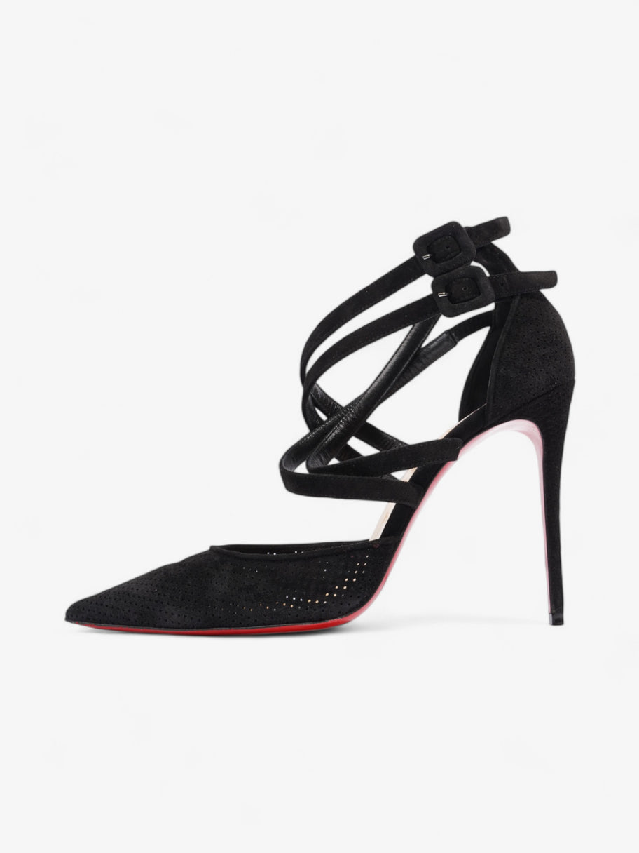 Christian Louboutin Victorilla 100mm Black Suede EU 38 UK 5 Image 5