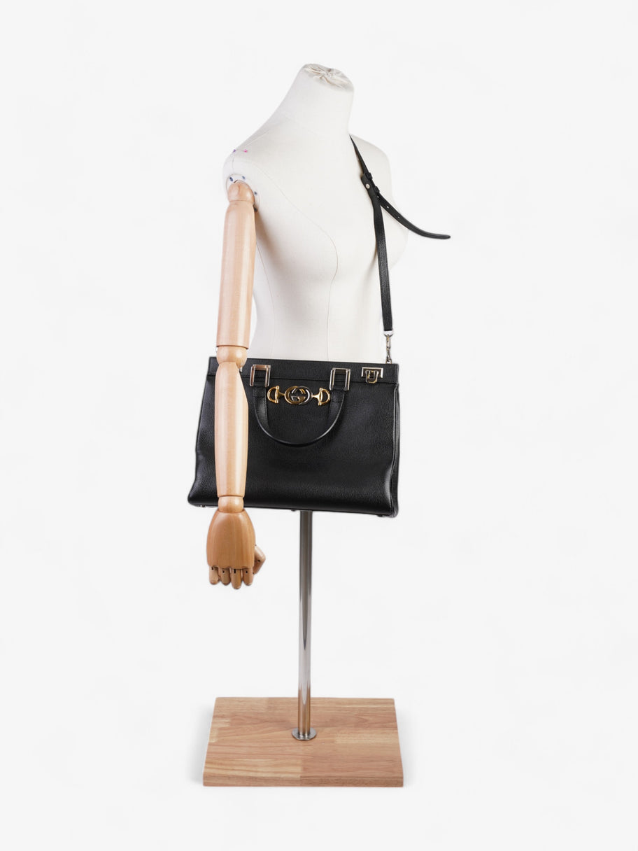 Gucci Zumi Black Leather Medium Image 2