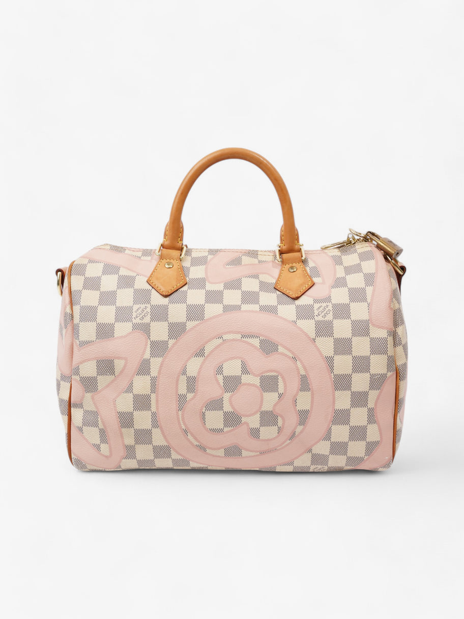 Louis Vuitton Speedy Bandoulière Damier Azur / Light Pink Coated Canvas 30 Image 4