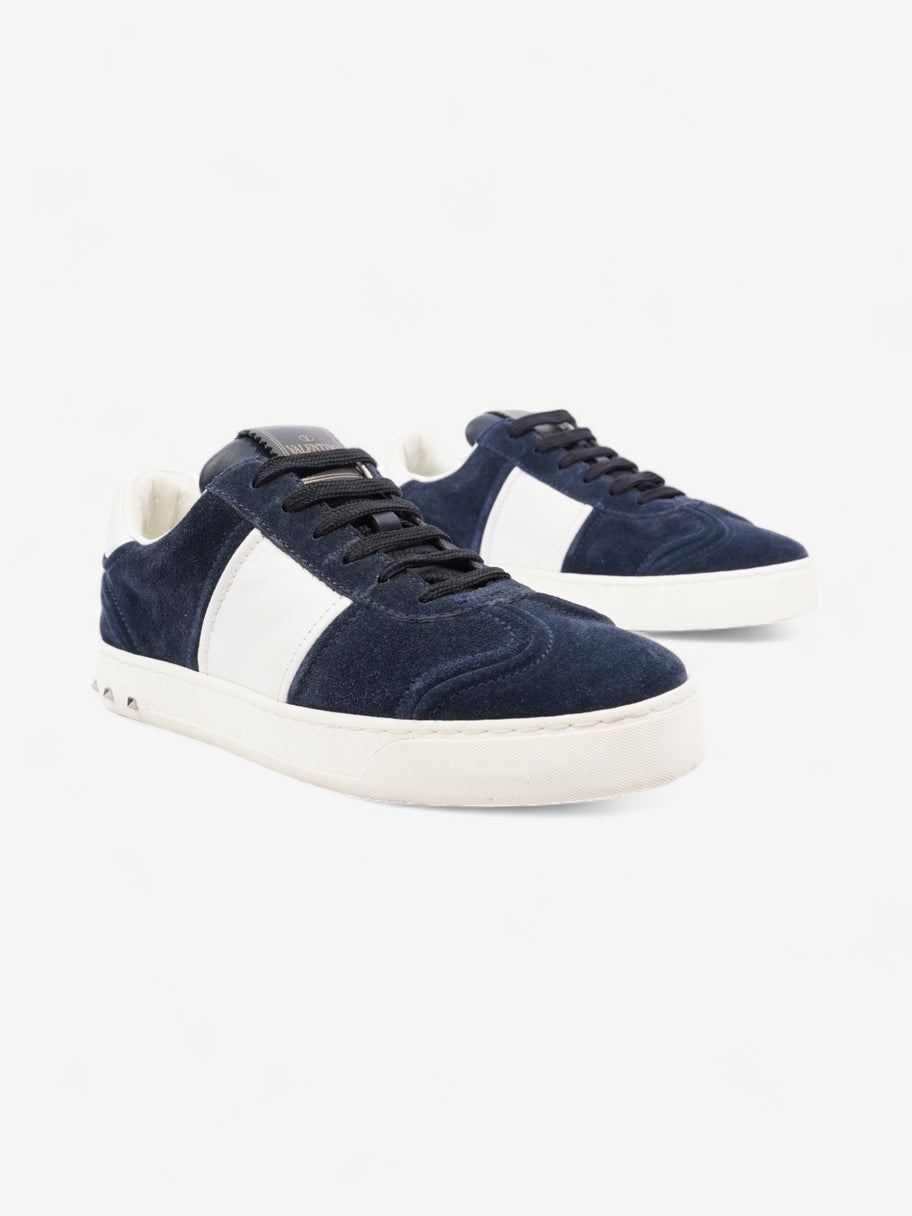 Valentino Flycrew Sneakers Navy Blue / White Suede EU 37 UK 4 Image 2