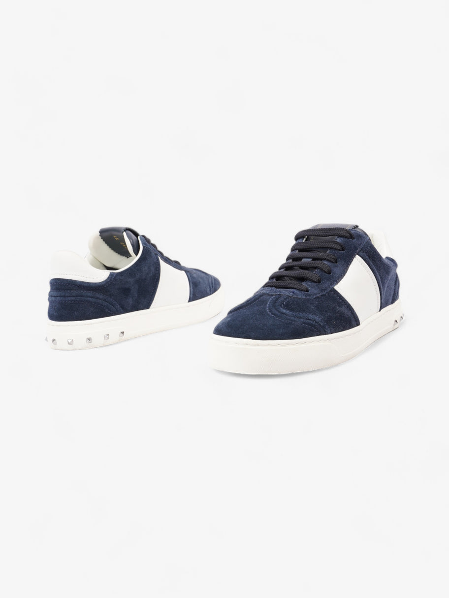 Valentino Flycrew Sneakers Navy Blue / White Suede EU 37 UK 4 Image 9