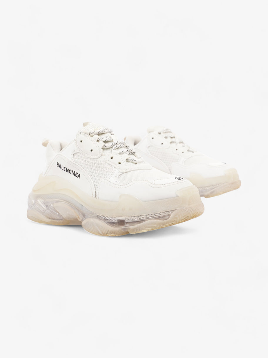 Balenciaga Triple S Clear Sole White Mesh EU 38 UK 5 Image 2