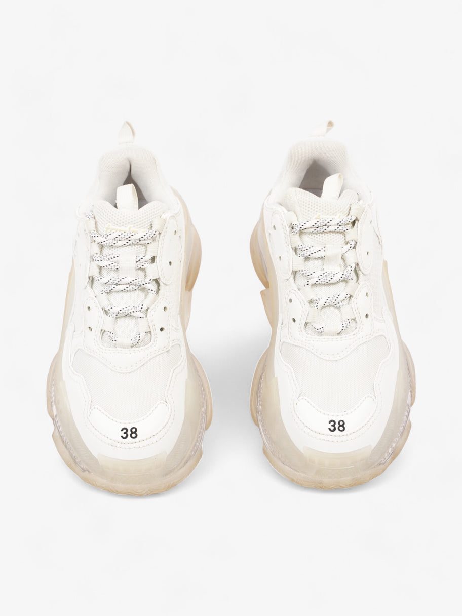 Balenciaga Triple S Clear Sole White Mesh EU 38 UK 5 Image 8