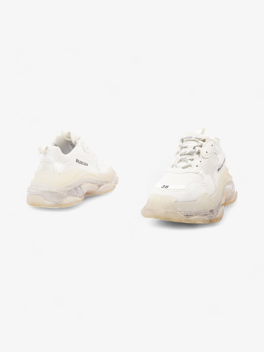 Balenciaga Triple S Clear Sole White Mesh EU 38 UK 5 Image 9