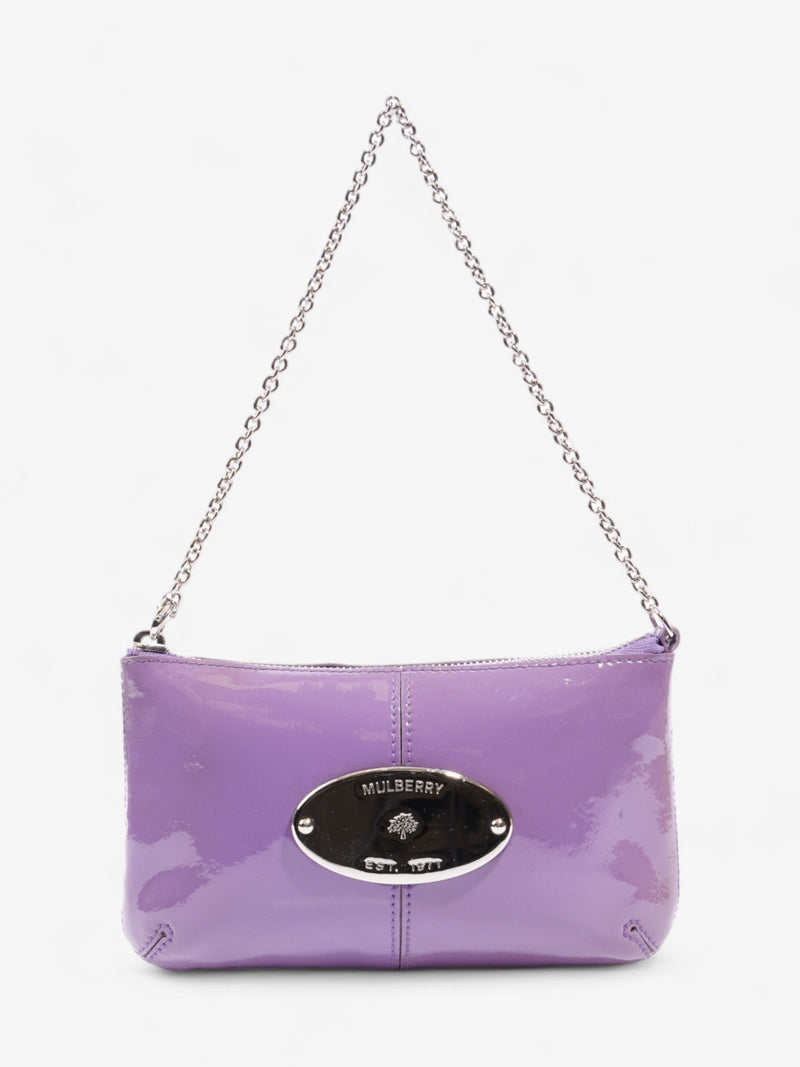  Mulberry Charlie Pochette Lilac Patent Leather