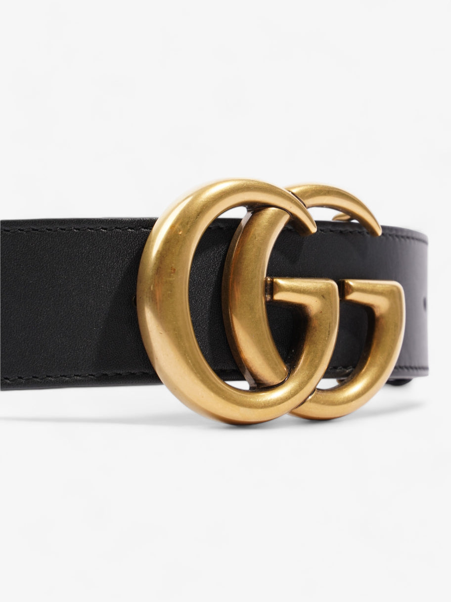 Gucci GG Marmont Belt Black Leather 80cm 32