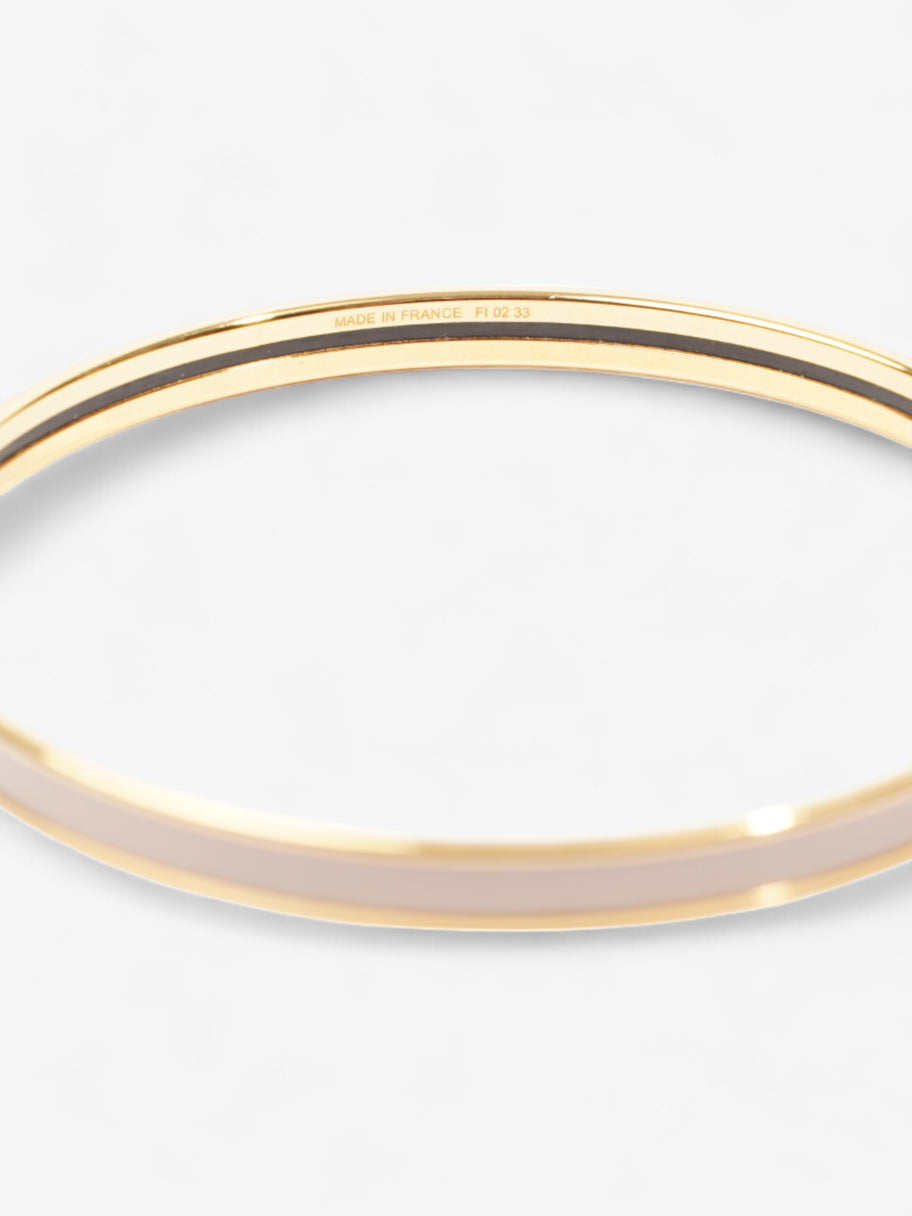 Hermes Uni Bangle Gold / Marron Glace Yellow Gold 70 (Circumference - 22cm) Image 5