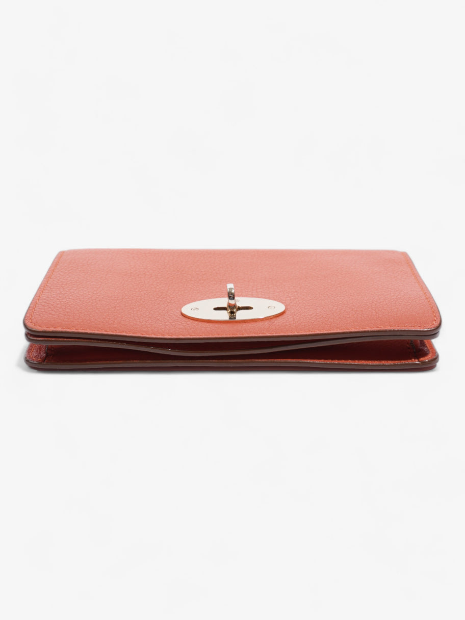 Mulberry Bayswater Clutch Wallet Burnt Orange Grained Leather Image 6