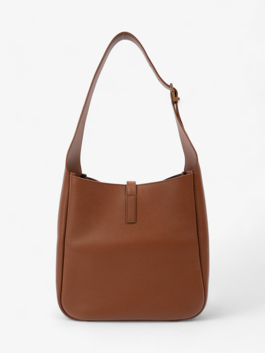 Saint Laurent Le 5 a 7 Hobo Brown Leather Small Image 4