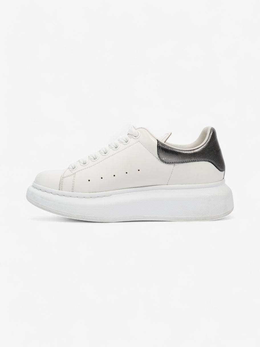 Alexander McQueen Oversized Sneakers White / Metallic Silver Leather EU 37 UK 4 Image 3