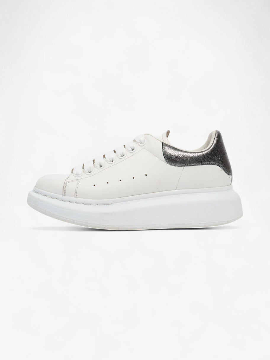 Alexander McQueen Oversized Sneakers White / Metallic Silver Leather EU 37 UK 4 Image 5