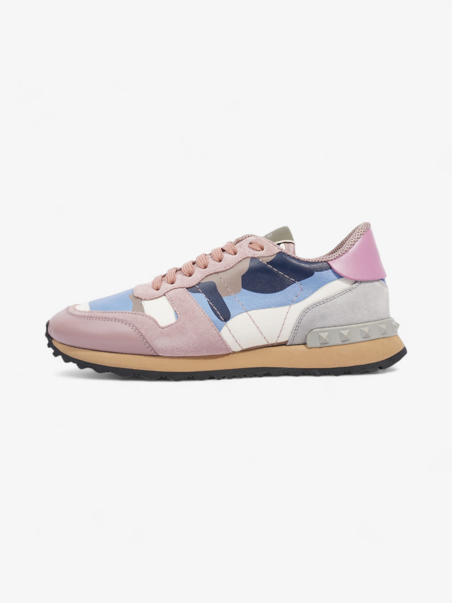 Valentino Rockstud Runners Grey / Dusty Pink  / Blue Suede EU 38 UK 5 Image 5