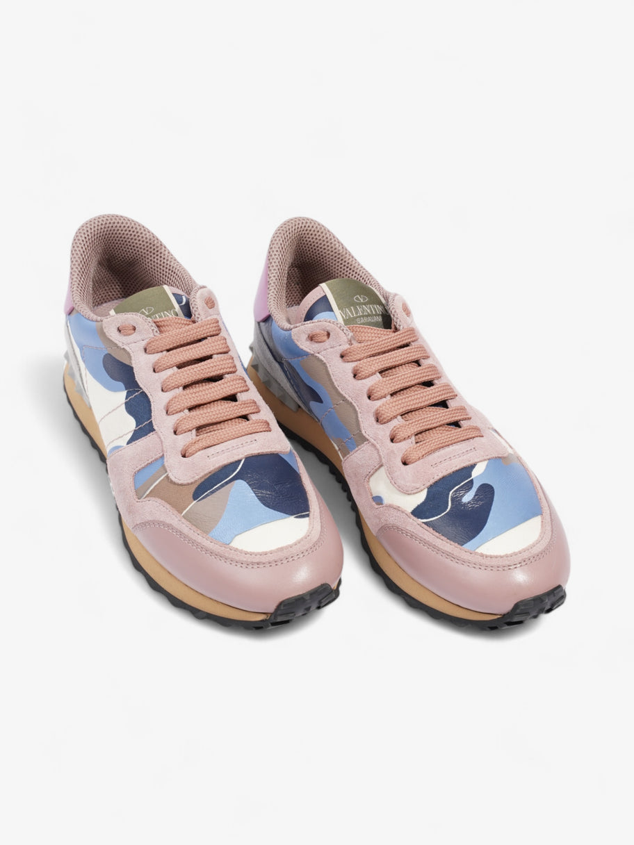 Valentino Rockstud Runners Grey / Dusty Pink  / Blue Suede EU 38 UK 5 Image 8