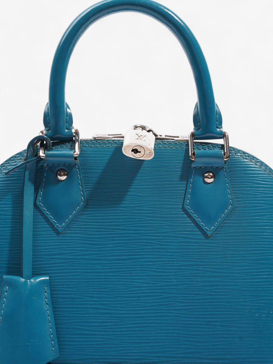 Louis Vuitton Alma BB Cyan Blue Epi Leather Image 3