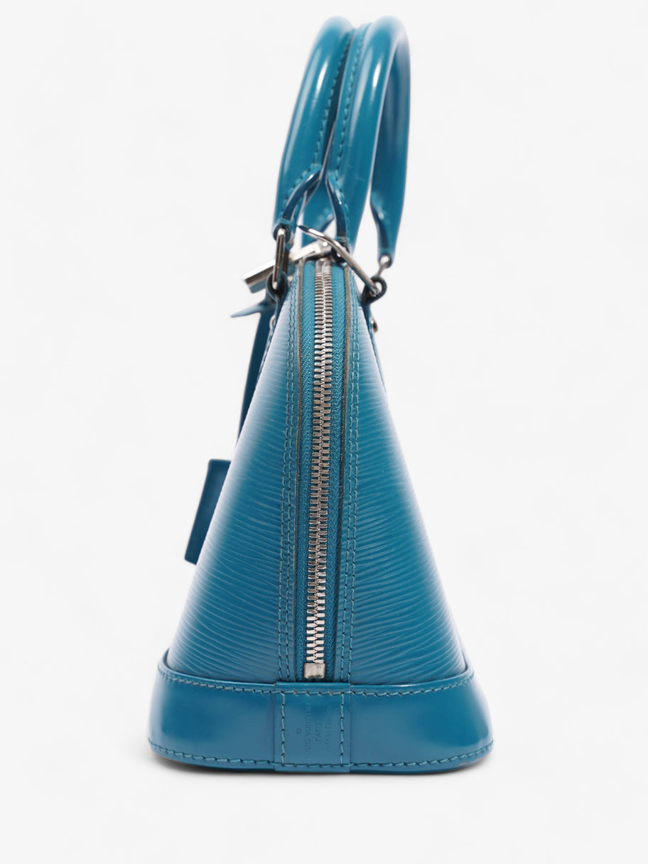 Louis Vuitton Alma BB Cyan Blue Epi Leather Image 4