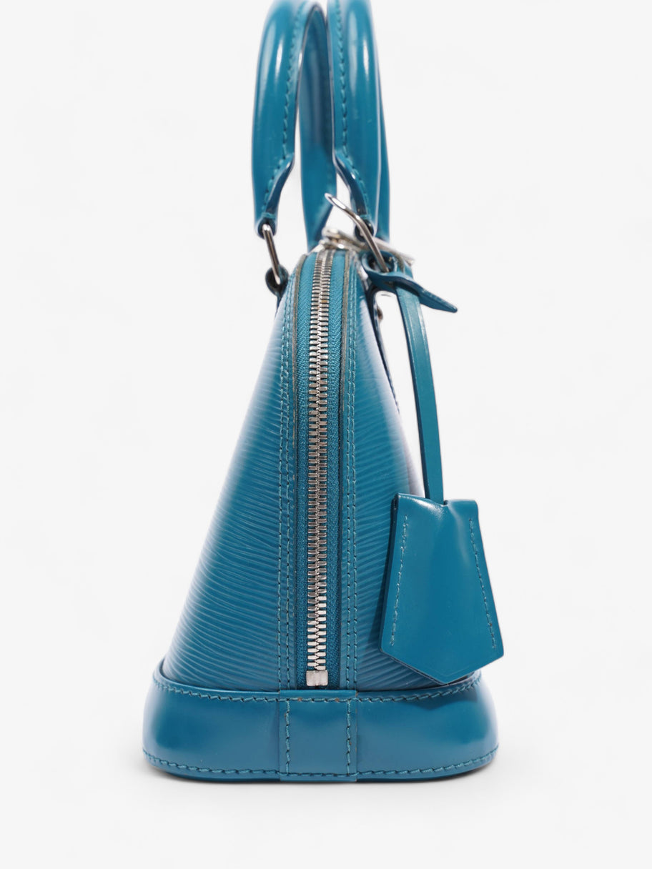 Louis Vuitton Alma BB Cyan Blue Epi Leather Image 6