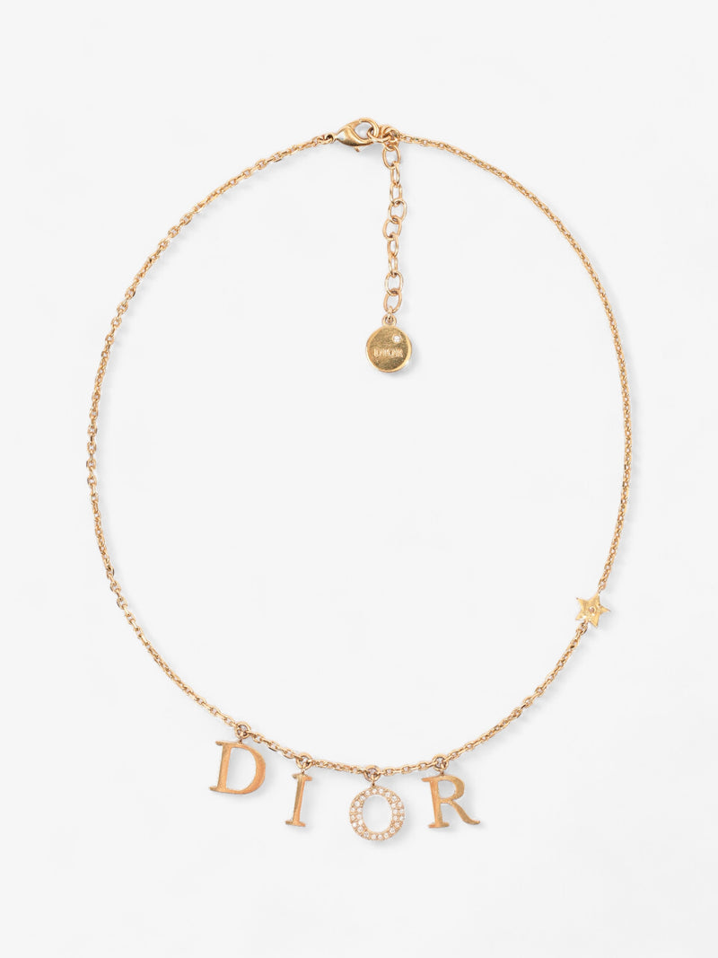  Christian Dior Dio(r)evolution Necklace Gold / Crystal Base Metal