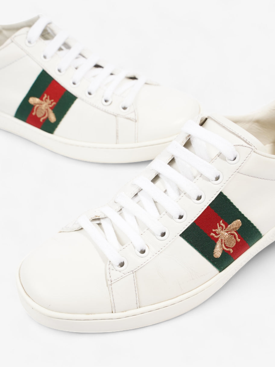 Gucci Ace Embroidered Bee White / Green / Red Leather EU 38.5 UK 5.5 Image 9