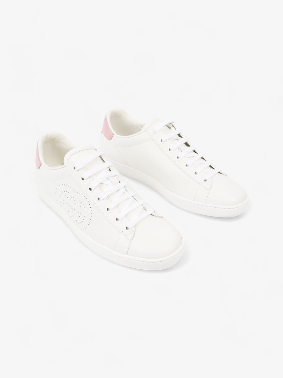 Gucci Ace Interlocking G Sneakers White / Pink Leather EU 38.5 UK 5.5 Image 2