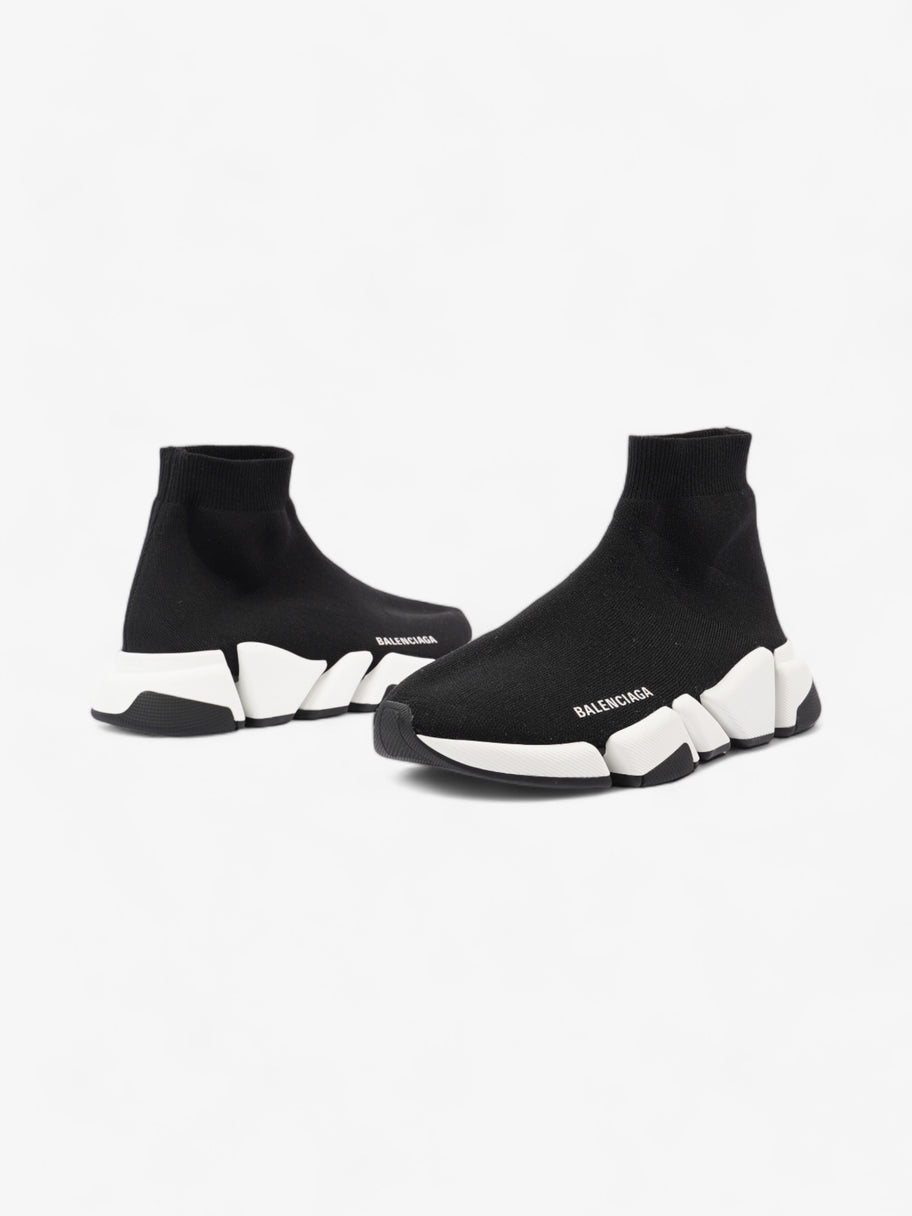 Balenciaga Speed 2.0 Black / White Cotton EU 38 UK 5 Image 9