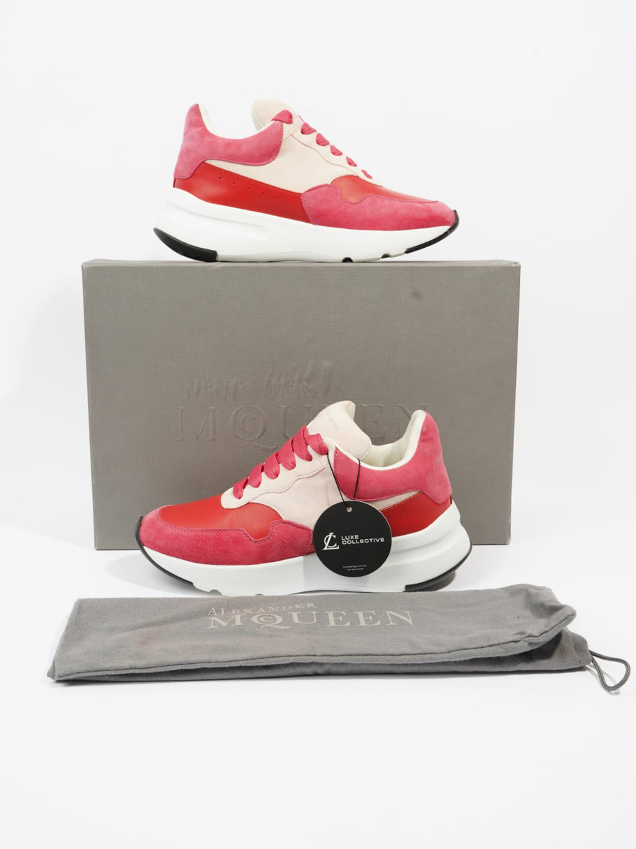 Sprint Runner Pink / Red Leather EU 36.5 UK 3.5 Image 9