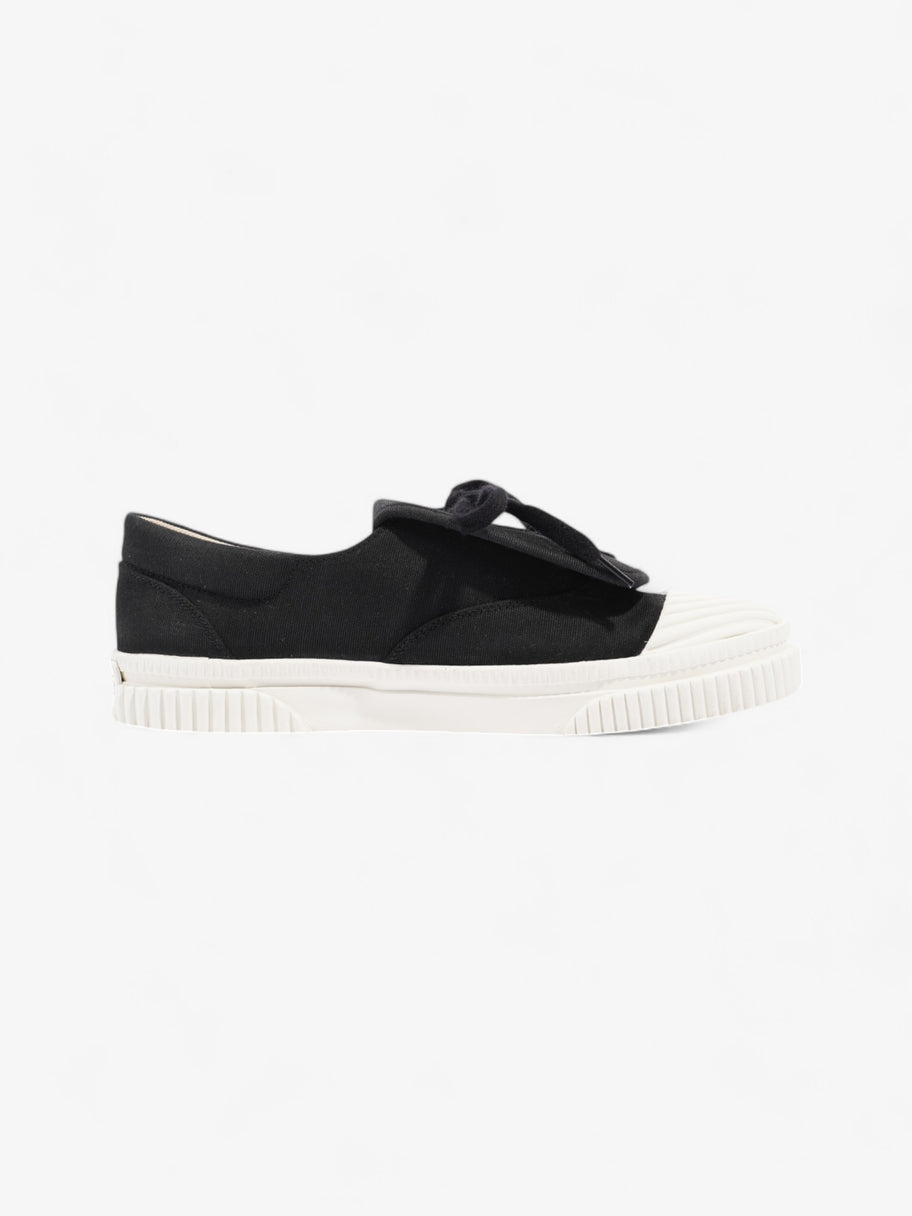 Loewe Anagram Flap Sneaker Black / White Canvas EU 38 UK 5 Image 4