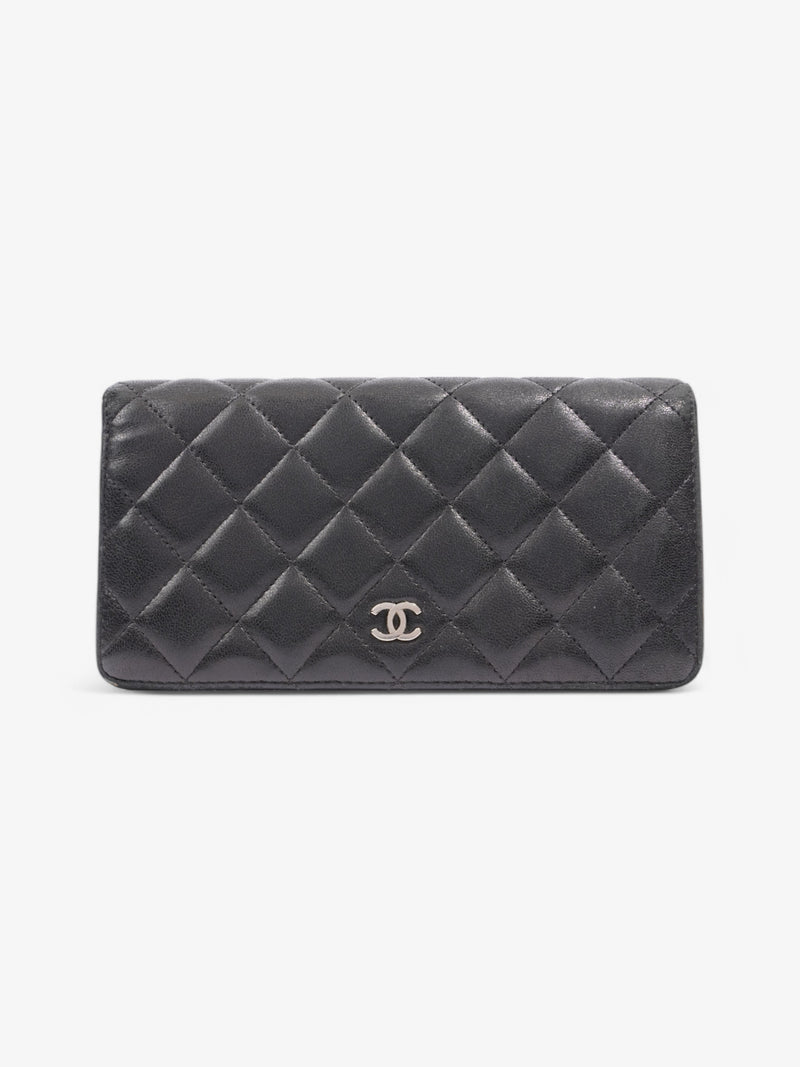  Chanel Classic Wallet Black Lambskin Leather