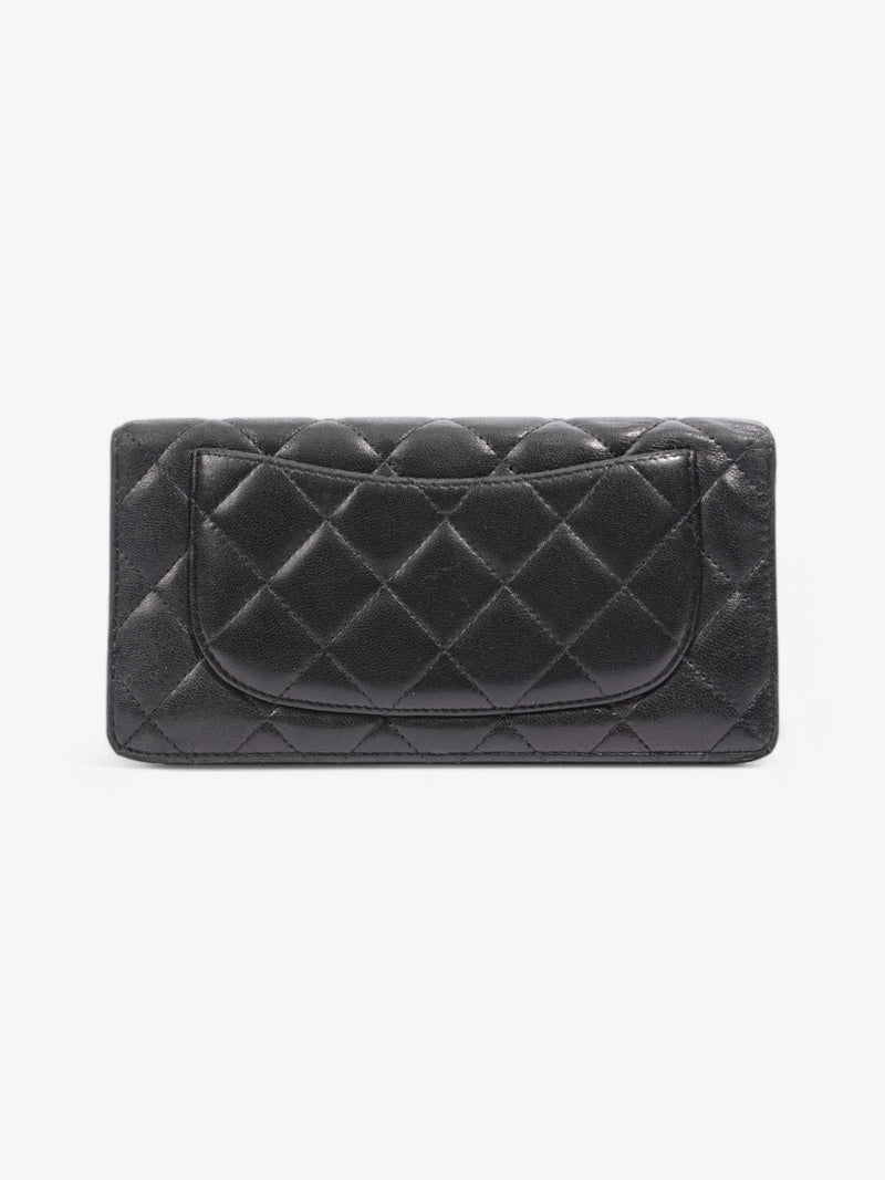  Chanel Classic Wallet Black Lambskin Leather